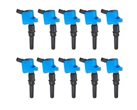 Aceon Set of 10 Blue A-Style Ignition Coil Ford | Lincoln | Mercury 1997-2019