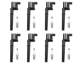 Aceon Set of 8 Ignition Coil with Spark Plug Lincoln Navigator 1999-2004