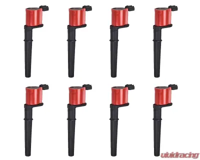 Aceon Set of 8 Red Aceon Sport Ignition Coil Avanti | Ford | Lincoln | Mercury | Panoz | Qvale 1996-2014 - 7805-1153J-08
