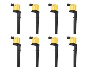 Aceon Set of 8 Yellow Heavy Duty Ignition Coil Avanti | Ford | Lincoln | Mercury | Panoz | Qvale 1997-2014