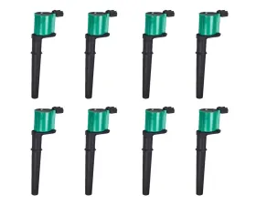 Aceon Set of 8 Green Ignition Coil Avanti | Ford | Lincoln | Mercury | Panoz | Qvale 1996-2014