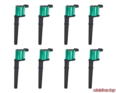 Aceon Set of 8 Green Ignition Coil Avanti | Ford | Lincoln | Mercury | Panoz | Qvale 1996-2014 - 7805-1153L-08