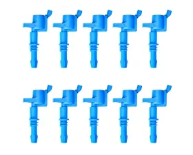 Aceon Set of 10 Blue Ignition Coil Avanti | Ford | Lincoln | Mercury | Panoz | Qvale 1997-2014