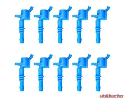 Aceon Set of 10 Blue Ignition Coil Avanti | Ford | Lincoln | Mercury | Panoz | Qvale 1997-2014 - 7805-1154H-10