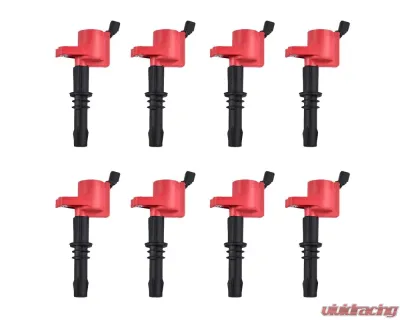 Aceon Set of 8 Red Aceon Sport Ignition Coil Avanti | Ford | Lincoln | Mercury | Panoz | Qvale 1997-2014 - 7805-1154J-08