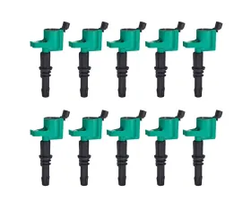 Aceon Set of 10 Green Ignition Coil Avanti | Ford | Lincoln | Mercury | Panoz | Qvale 1997-2014
