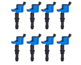 Aceon Set of 8 Blue A-Style Ignition Coil Avanti | Ford | Lincoln | Mercury | Panoz | Qvale 1997-2014