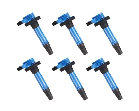Aceon Set of 6 Blue Ignition Coil Ford | Lincoln | Mazda | Mercury 2007-2018