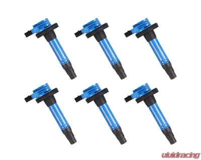 Aceon Set of 6 Blue Ignition Coil Ford | Lincoln | Mazda | Mercury 2007-2018 - 7805-1160H-06