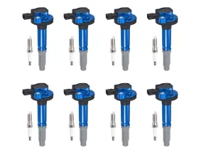 Aceon Set of 8 Blue Performance Plus Ignition Coil with Spark Plug Ford F-150 | Mustang 2011-2016