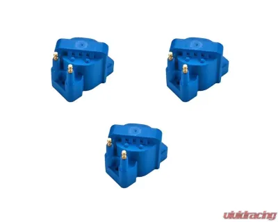Aceon Set of 3 Blue Performance Plus Ignition Coil Buick | Cadillac | Chevrolet | Oldsmobile | Pontiac 1986-2009 - 7805-1201H-03