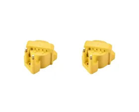 Aceon Set of 2 Yellow Heavy Duty Ignition Coil Buick | Cadillac | Chevrolet | Oldsmobile | Pontiac 1986-2009