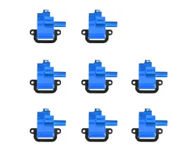 Aceon Set of 8 Blue Performance Plus Ignition Coil Cadillac | Chevrolet | GMC | Pontiac 1997-2005