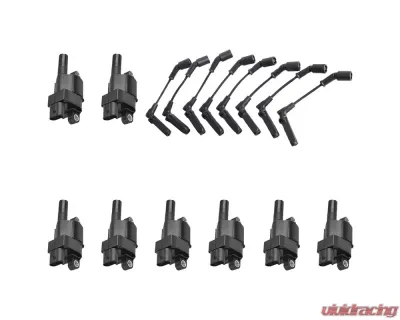 Aceon Set of 8 Ignition Coil with Wire Set Cadillac | Chevrolet | GMC | Hummer | Pontiac 2005-2008 - 7805-1217-B2
