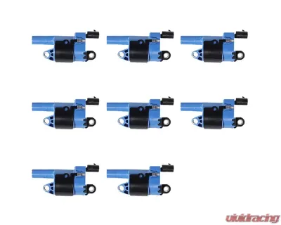 Aceon Set of 8 Blue Performance Plus Ignition Coil Buick | Cadillac | Chevrolet | GMC | Hummer | Isuzu | Pontiac | Saab 2005-2017 - 7805-1217H-08
