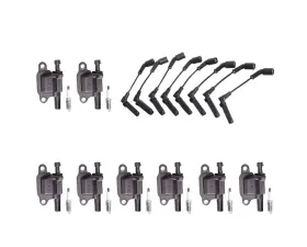 Aceon Set of 8 Ignition Coil with Wire Set & Spark Plug Buick | Cadillac | Chevrolet | GMC | Hummer | Isuzu | Pontiac 2004-2021