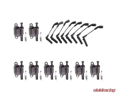 Aceon Set of 8 Ignition Coil with Wire Set & Spark Plug Buick | Cadillac | Chevrolet | GMC | Hummer | Isuzu | Pontiac 2004-2021 - 7805-1218-B2