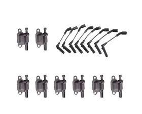 Aceon Set of 8 Ignition Coil with Wire Set Buick | Cadillac | Chevrolet | GMC | Hummer | Pontiac 2004-2008
