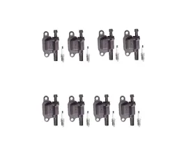 Aceon Set of 8 Ignition Coil with Spark Plug Buick | Cadillac | Chevrolet | GMC | Hummer | Pontiac 2004-2008