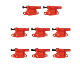 Aceon Set of 8 Red Aceon Sport Ignition Coil Buick | Cadillac | Chevrolet | GMC | Hummer | Isuzu | Pontiac | Saab 2004-2019