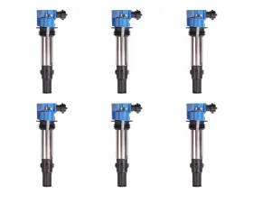 Aceon Set of 6 Blue Performance Plus Ignition Coil Buick | Cadillac | Chevrolet | GMC | Saab | Saturn 2004-2009