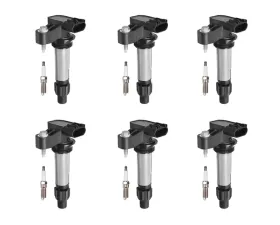 Aceon Set of 6 Ignition Coil with Spark Plug Buick | Cadillac | Chevrolet | GMC | Pontiac | Saturn | Suzuki 2007-2019