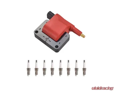 Aceon Red Aceon Sport Ignition Coil with Spark Plug Dodge | Jeep 1992-1997 - 7805-1301J-B1