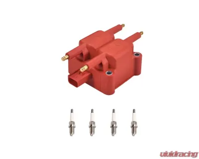 Aceon Red Aceon Sport Ignition Coil with Spark Plug Chrysler | Dodge | Eagle | Mitsubishi | Plymouth 1995-2005 - 7805-1322J-B1
