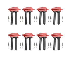 Aceon Set of 8 Red Aceon Sport Ignition Coil with Spark Plug Chrysler | Dodge | Jeep | Ram 5.7L 2009-2020