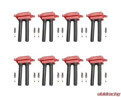 Aceon Set of 8 Red Aceon Sport Ignition Coil with Spark Plug Chrysler | Dodge | Jeep | Ram 5.7L 2009-2020 - 7805-1355J-B2
