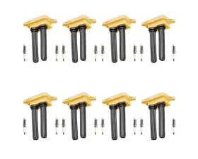 Aceon Set of 8 Yellow Heavy Duty Ignition Coil with Spark Plug Chrysler | Dodge | Jeep | Ram 5.7L 2009-2020