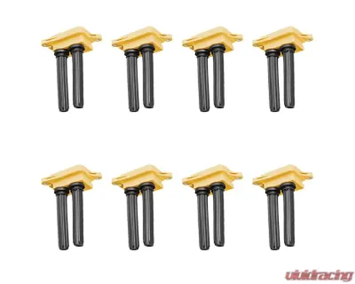 Aceon Set of 8 Yellow Heavy Duty Ignition Coil Chrysler | Dodge | Jeep | Ram 2005-2021 - 7805-1355K-08