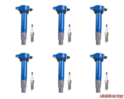 Aceon Set of 6 Blue Performance Plus Ignition Coil with Spark Plug Chrysler | Dodge 2.7L 2006-2010 - 7805-1356H-B1