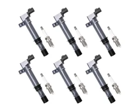 Aceon Set of 6 Ignition Coil with Spark Plug Chrysler | Dodge | Jeep | Mitsubishi 1999-2008