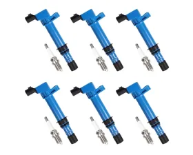 Aceon Set of 6 Blue Performance Plus Ignition Coil with Spark Plug Chrysler | Dodge | Jeep | Mitsubishi 1999-2008