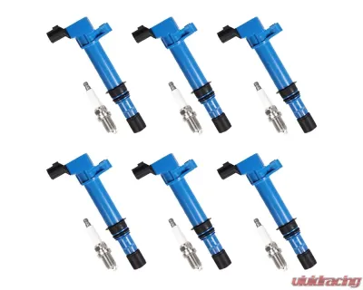 Aceon Set of 6 Blue Performance Plus Ignition Coil with Spark Plug Chrysler | Dodge | Jeep | Mitsubishi 1999-2008 - 7805-1361H-B2