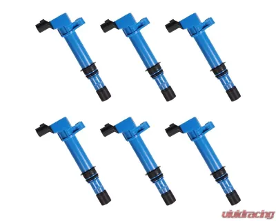 Aceon Set of 6 Blue Performance Plus Ignition Coil Chrysler | Dodge | Jeep | Mitsubishi 1999-2008 - 7805-1361H-06