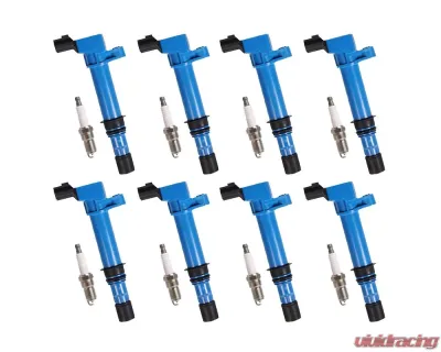 Aceon Set of 8 Blue Performance Plus Ignition Coil with Spark Plug Chrysler | Dodge | Jeep | Mitsubishi 1999-2008 - 7805-1361H-B1