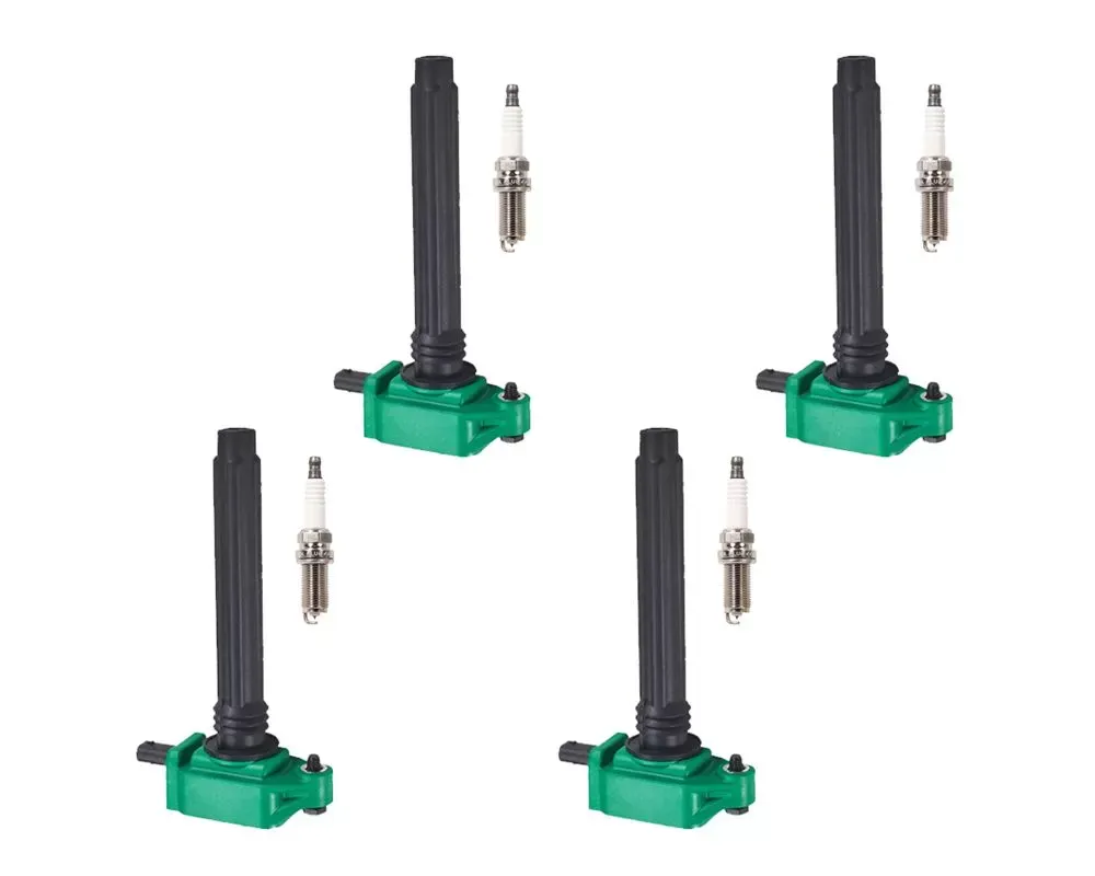 Aceon Set of 4 Green Performance Ignition Coil with Spark Plug Dodge Dart 2.0L 2013-2016 - 7805-1362L-B2