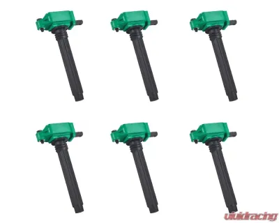 Aceon Set of 6 Green Performance Ignition Coil Chrysler | Dodge | Jeep | Ram | Volkswagen 2011-2020 - 7805-1362L-06