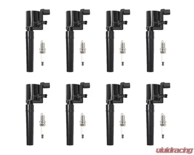 Aceon Set of 8 Ignition Coil with Spark Plug Ford Thunderbird | Jaguar S-Type | Lincoln LS 2000-2006 - 7805-1451-B2