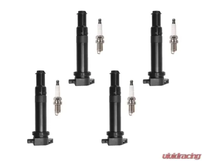 Aceon Set of 4 Ignition Coil with Spark Plug Dodge Attitude | Hyundai Accent | Kia Rio 1.6L 2006-2011 - 7805-2151-B1