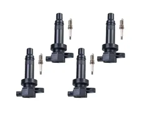 Aceon Set of 4 Ignition Coil with Spark Plug Kia Soul 1.6L 2010-2011