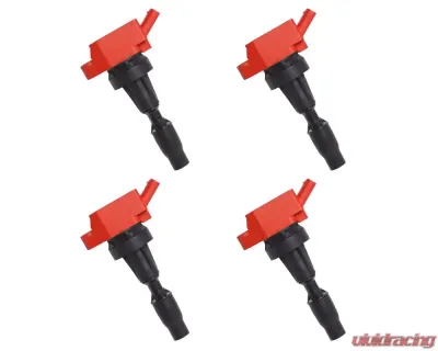Aceon Set of 4 Red Aceon Sport Ignition Coil Hyundai | Kia 1.6L 2015-2021 - 7805-2172J-04