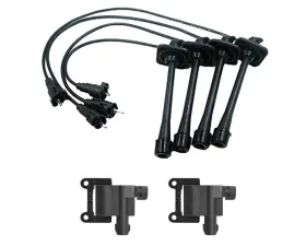 Aceon Set of 2 Ignition Coil with Wire Set Toyota 1997-2001