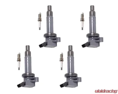 Aceon Set of 4 Ignition Coil with Spark Plug Chevrolet | Pontiac | Toyota 1.8L 1999-2008 - 7805-3151-B1