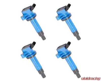 Aceon Set of 4 Blue Performance Plus Ignition Coil Chevrolet | Pontiac | Toyota 1.8L 1999-2008 - 7805-3151H-04