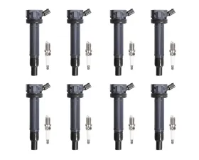 Aceon Set of 8 Ignition Coil with Spark Plug Lexus | Toyota 1998-2010