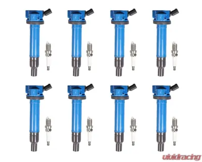 Aceon Set of 8 Blue Performance Plus Ignition Coil with Spark Plug Lexus | Toyota 1998-2010 - 7805-3152H-B1