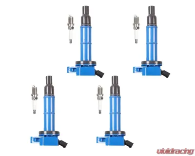 Aceon Set of 4 Blue Performance Plus Ignition Coil with Spark Plug Lexus | Pontiac | Scion | Toyota 2001-2015 - 7805-3155H-B1